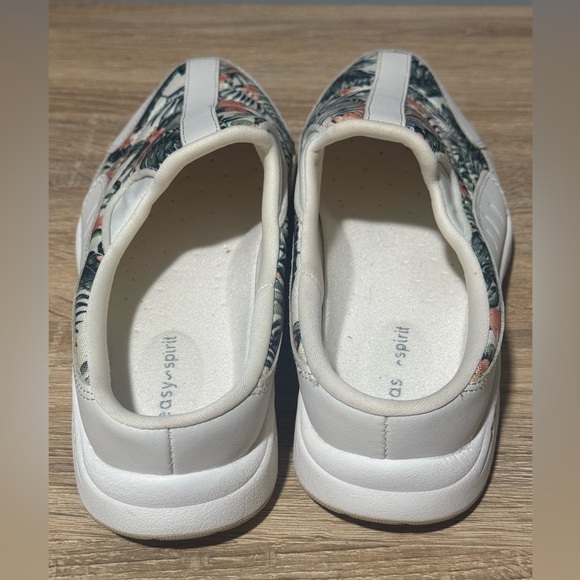 Easy spirit Travel time slip on mule clog sneakers tropical floral size 8 wide - Picture 4 of 9